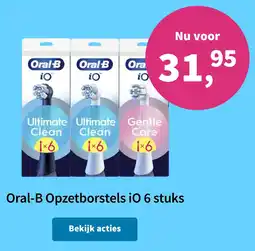 Plein.nl Oral-B Opzetborstels iO aanbieding