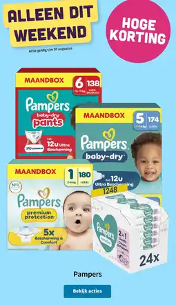 Plein.nl Pampers baby-dry pants aanbieding