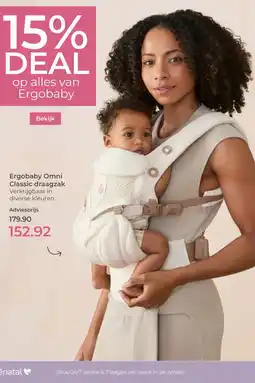 Prenatal Ergobaby omni classic draagzak aanbieding