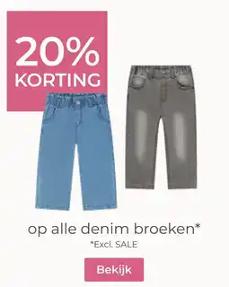 Prenatal alle denim broeken aanbieding