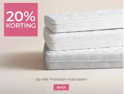 Prenatal Prénatal matrassen aanbieding