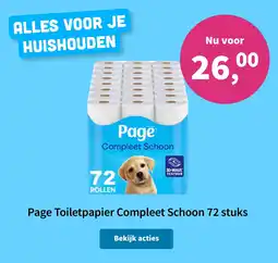 Plein.nl Page toiletpapier compleet schoon aanbieding