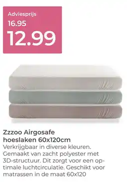 Prenatal Zzzoo airgosafe hoeslaken aanbieding