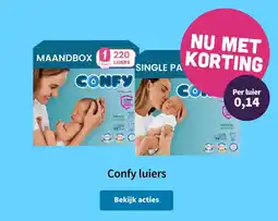 Plein.nl Confy luiers aanbieding