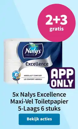 Plein.nl Nalys Excellence Maxi-Vel Toilet papier aanbieding