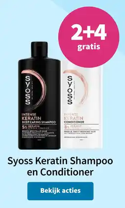 Plein.nl Syoss keratin shampoo en conditioner aanbieding
