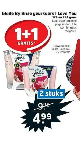 Trekpleister Glade By Brise Geurkaars I Love You 1+1 Gratis aanbieding