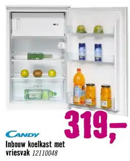Hornbach Candy Inbouw koelkast met vriesvak 12110048 aanbieding