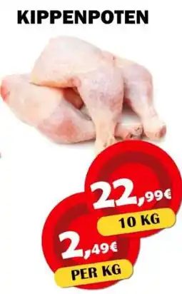 Avantage Supermarkt kippenpoten aanbieding