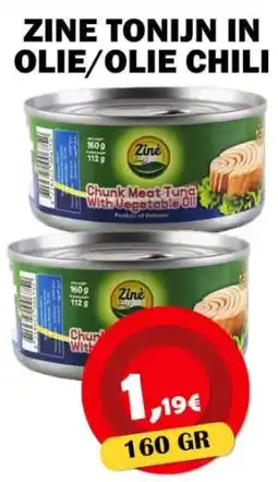 Avantage Supermarkt Zine tonijn in olie/olie chili aanbieding
