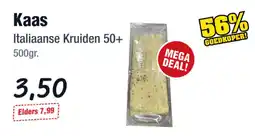 Budget Food Kaas Italiaanse Kruiden 50+ aanbieding