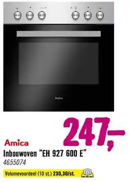 Hornbach Amica Inbouwoven "EH 927 600 E" aanbieding