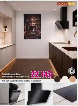 Hornbach Piccante Premium Parallelkeuken Minou aanbieding