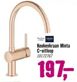 Hornbach Girche Keukenkraan Minta C-uitloop aanbieding
