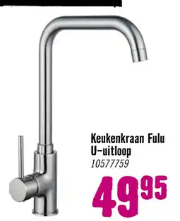 Hornbach Fulu Keukenkraan U-uitloop aanbieding