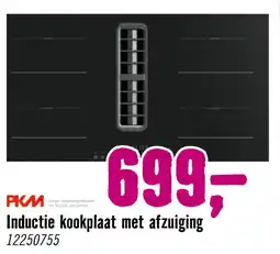 Hornbach PKM Inductie kookplaat met afzuiging aanbieding