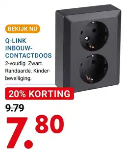 Kluswijs Q-LINK INBOUW-CONTACTDOOS aanbieding