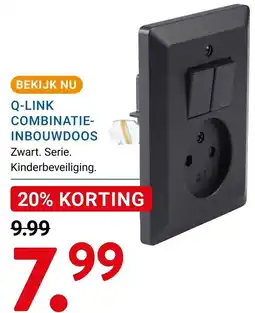 Kluswijs Q-LINK COMBINATIE-INBOUWDOOS aanbieding