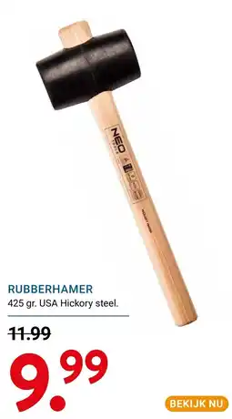 Kluswijs Neo rubberhamer aanbieding