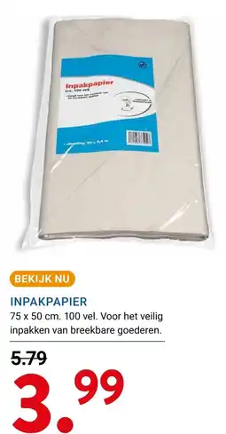 Kluswijs Inpakpapier aanbieding