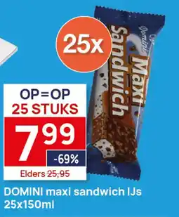 Butlon Domini maxi sandwich ijs aanbieding