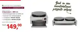 HANOS Select Cuisine Crêpemakers - Ø40 cm aanbieding