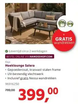 HANOS Kaja Hoeklounge Salera aanbieding