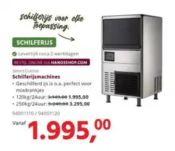 HANOS Select Cuisine Schilferijsmachines aanbieding