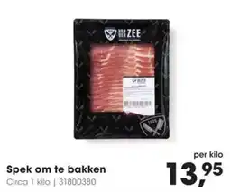 HANOS Van der Zee spek om te bakken aanbieding