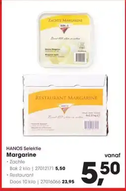 HANOS HANOS Margarine aanbieding
