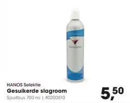HANOS HANOS Selek tie Gesuikerde slagroom aanbieding
