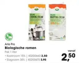 HANOS Arla Pro Biologische romen aanbieding