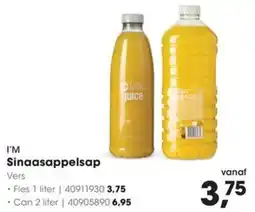 HANOS I'm sinaasappelsap aanbieding
