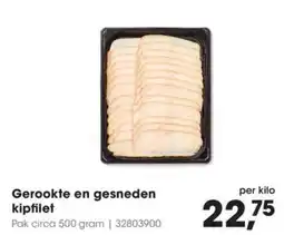 HANOS Gerookte en gesneden kipfilet aanbieding