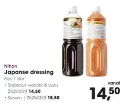 HANOS Nihon Japanese dressing aanbieding