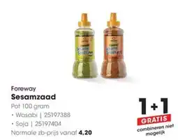 HANOS Foreway Sesamzaad aanbieding