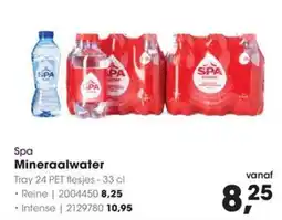 HANOS Spa mineraalwater aanbieding