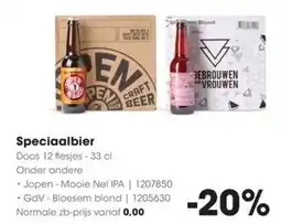 HANOS Speciaalbier aanbieding