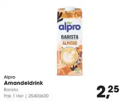 HANOS Alpro Amandeldrink Barista aanbieding