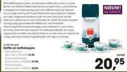 HANOS Caffè Musetti Koffie en koffiekopjes aanbieding