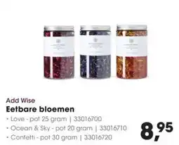 HANOS Add Wise Eetbare bloemen aanbieding