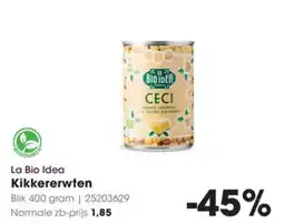 HANOS La Bio Idea Kikkererwten aanbieding