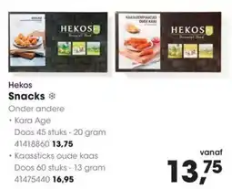 HANOS Hekos Snacks aanbieding
