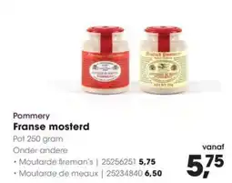 HANOS Pommery Franse mosterd aanbieding