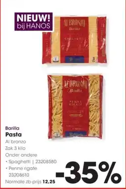 HANOS Barilla Pasta aanbieding