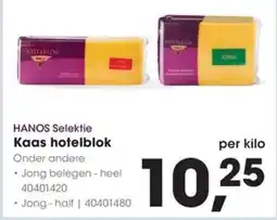 HANOS hanos selektie kaas hotelblok aanbieding