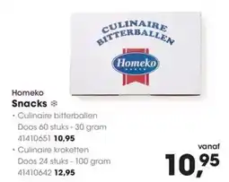 HANOS Homeko Culinaire bitterballen aanbieding