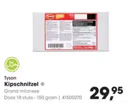 HANOS Tyson Kipschnitzel aanbieding
