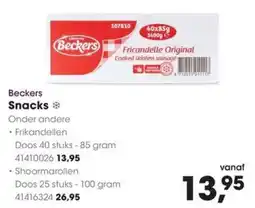 HANOS Beckers Fricandelle Original aanbieding
