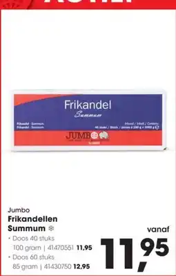 HANOS Jumbo Frikandellen Summum aanbieding